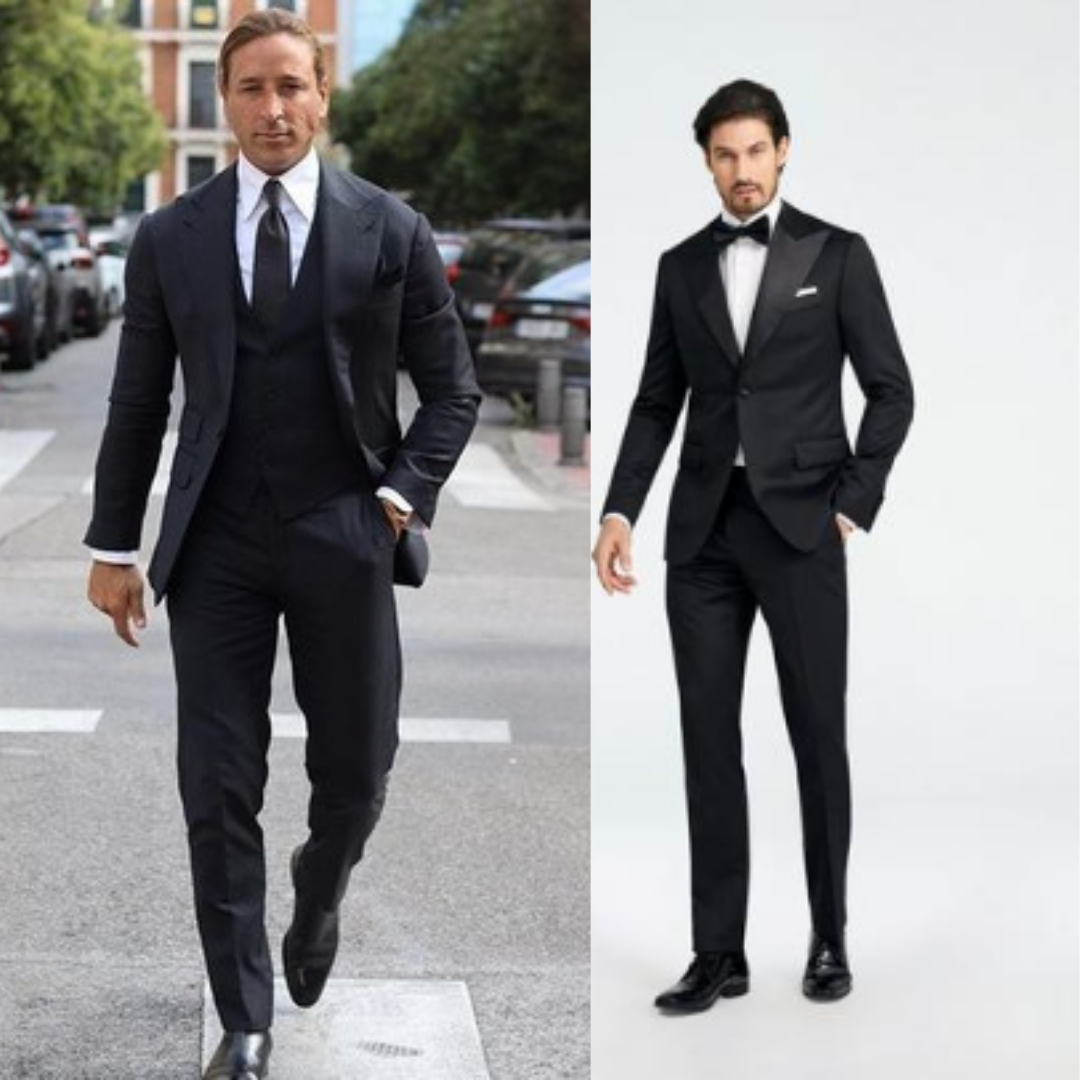 Black suit or tuxedo? This is the difference - Charismatic Kings